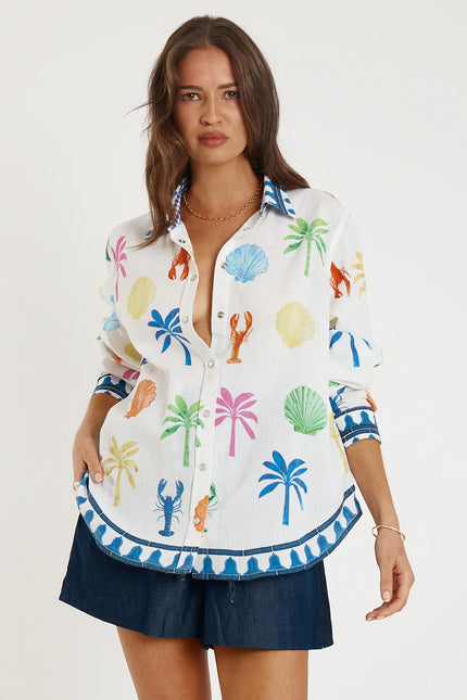 Rubyyaya Rock Lobster Shirt