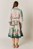 Rubyyaya Roseanne Midi Dress Multi