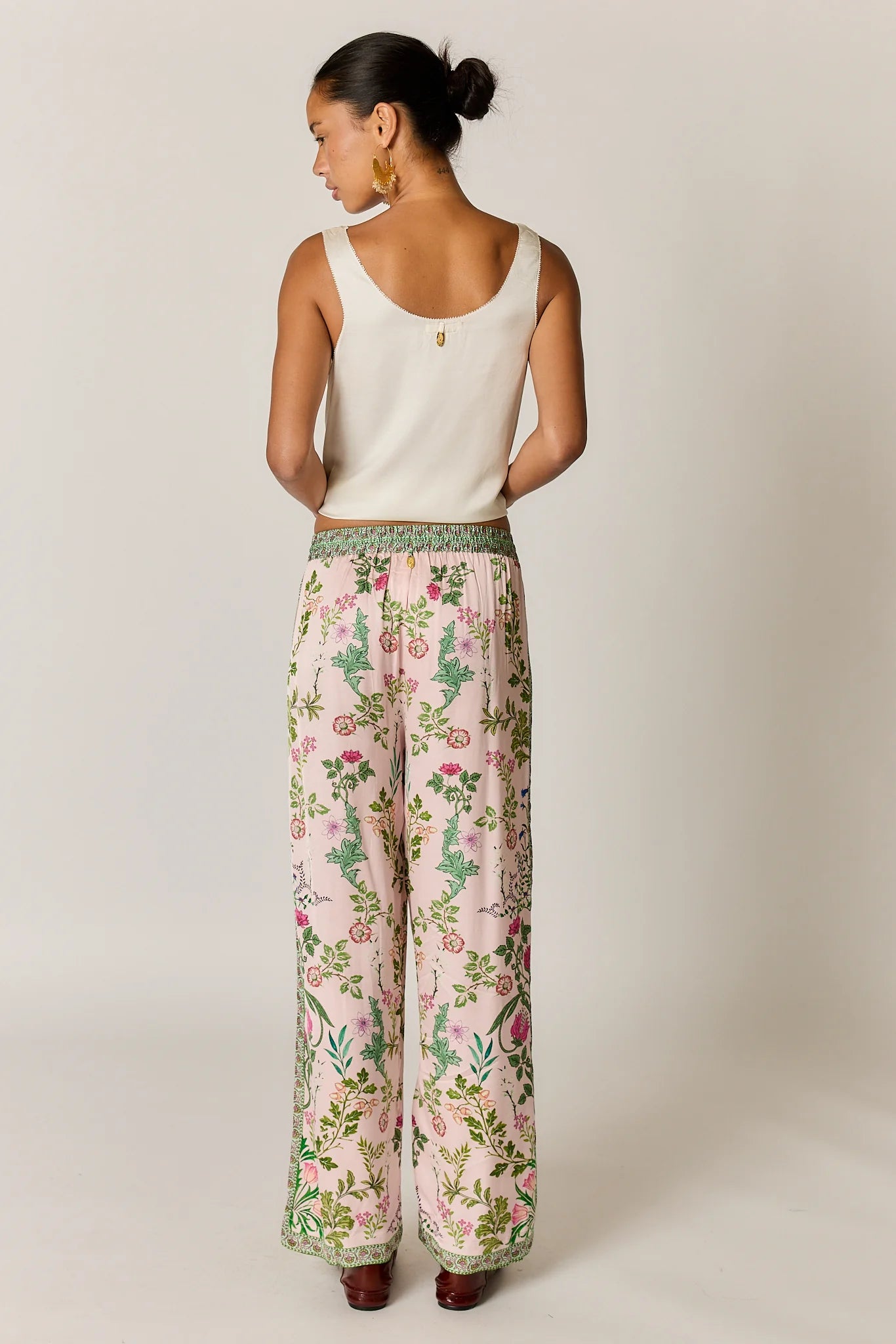 Rubyyaya Tatiana Pant Pink