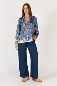 Rubyyaya Toscana Print Shirt