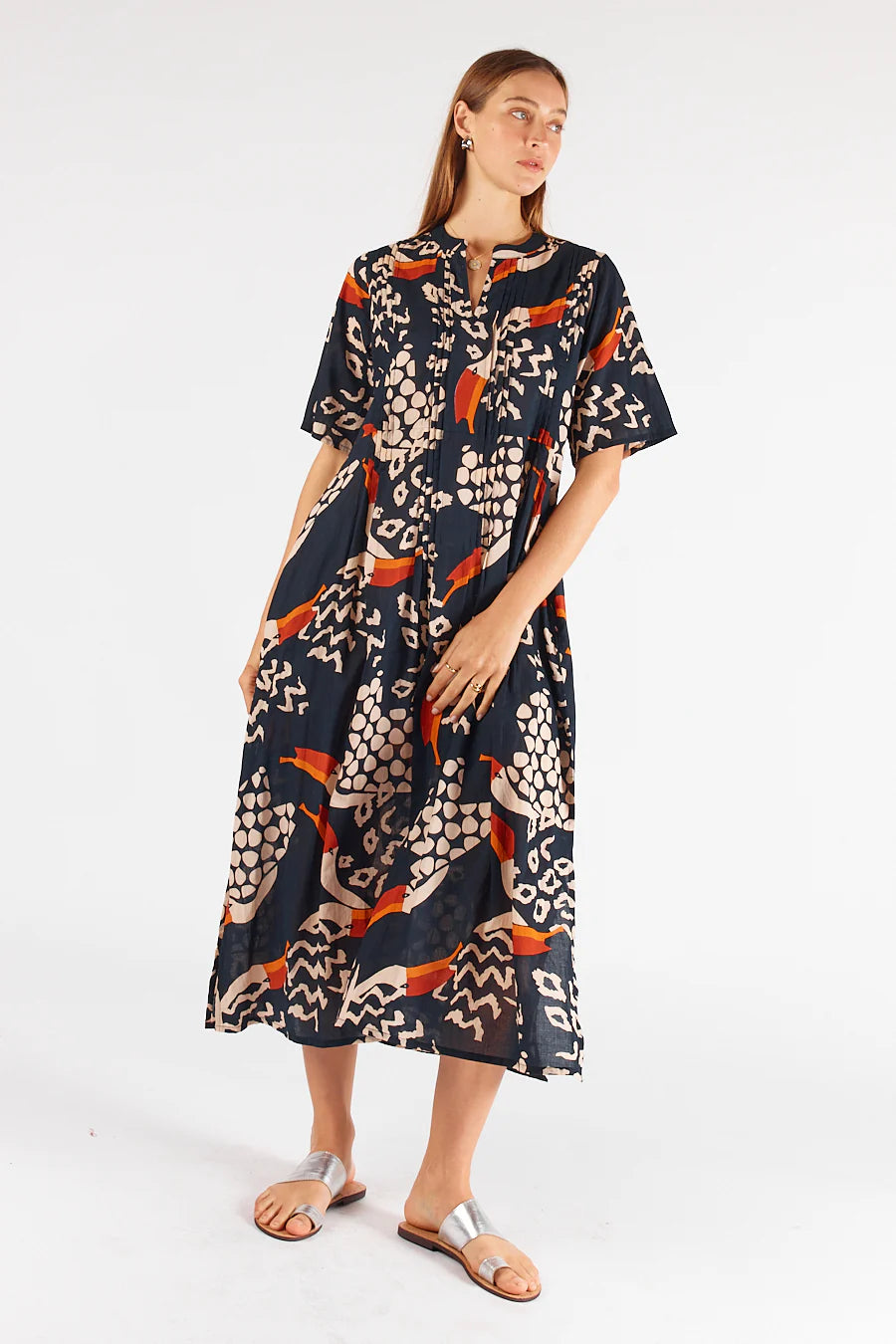 Rubyyaya Toucan Kaftan Multi