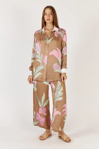 Rubyyaya Ubud Shirt Mocha