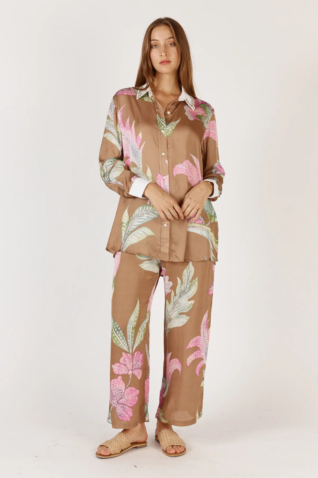 Rubyyaya Ubud Shirt Mocha