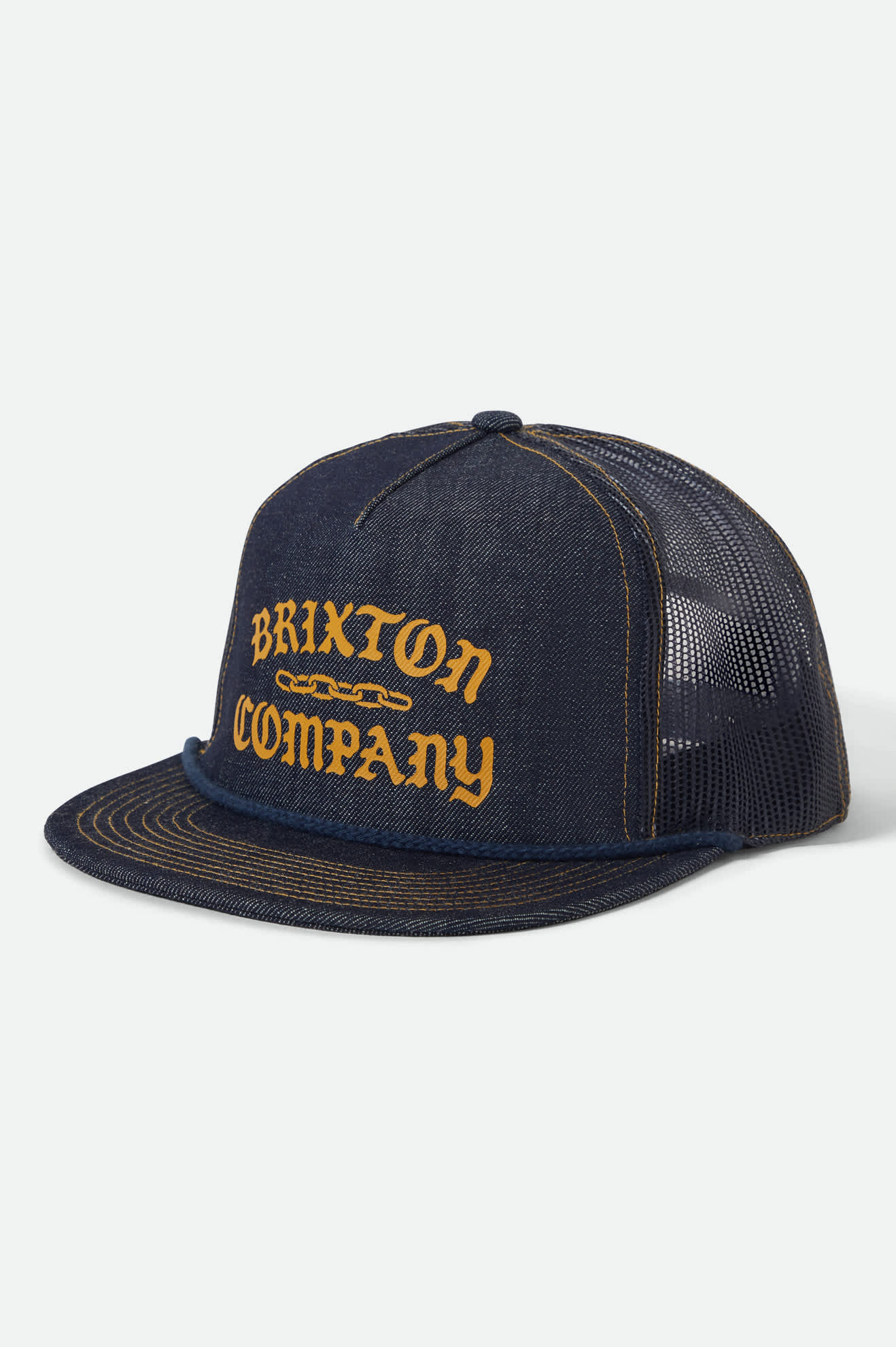 Brixton Chains NP HP Trucker Hat Dark Denim/Navy