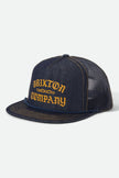 Brixton Chains NP HP Trucker Hat Dark Denim/Navy