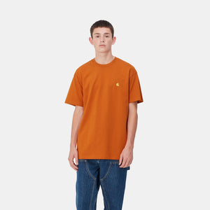 Carhartt WIP S/S Chase T-Shirt Turmeric / Gold