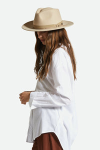 Brixton Dayton Convertible Brim Rancher Hat Oat Milk/Khaki