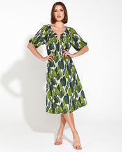Load image into Gallery viewer, Fate + Becker Storyteller Keyhole Midi Dress Leaf
