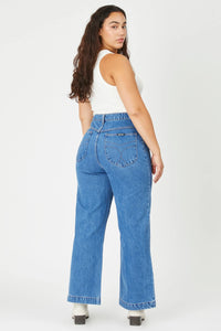 Rolla's Sailor Jean Ashley Blue Crop