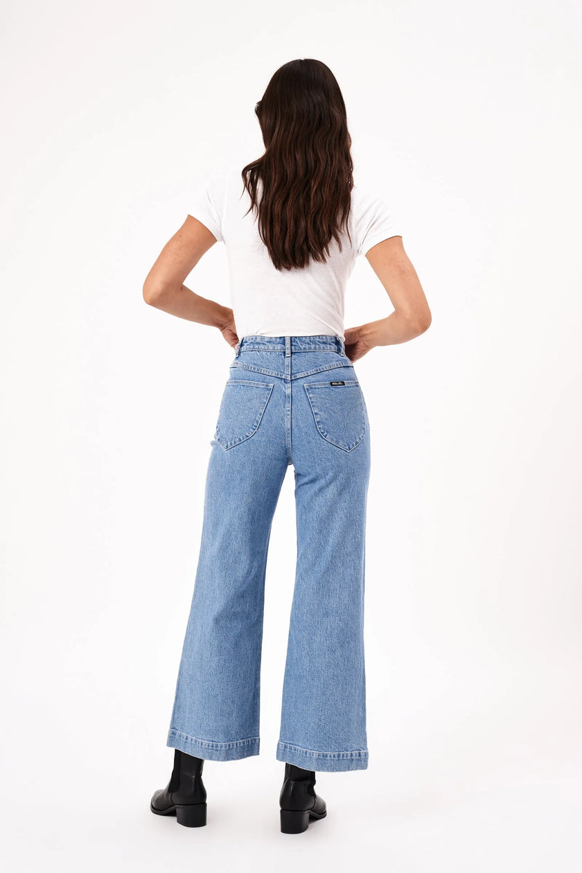 Rolla's Sailor Jean Lily Blue Crop
