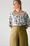 Lazybones Ollie Pant Fir Green Linen