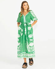 Load image into Gallery viewer, Sass Clothing Lyndel Dress Green Floral
