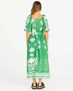 Sass Clothing Lyndel Dress Green Floral