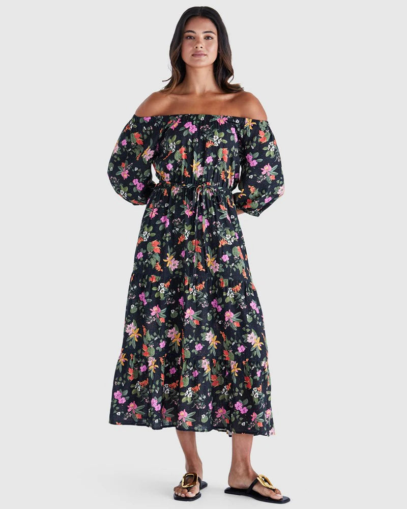 Sass Clothing Beckett Dress Night Garden