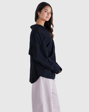 Load image into Gallery viewer, Sass Clothing Nolan Top Black
