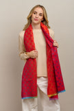 Tiger Tree Red Faded Heart Scarf