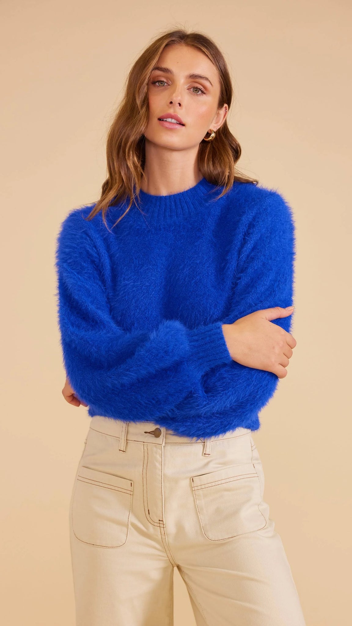 Minkpink fluffy clearance sweater