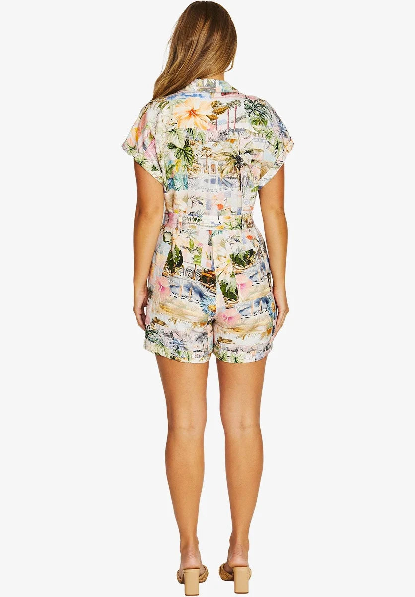 Jump Poolside Glamour Playsuit Multi