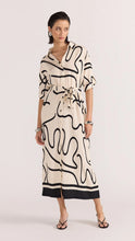 Load image into Gallery viewer, Staple The Label Zenith Midi Shirtdress Abstract
