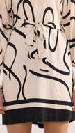 Staple The Label Zenith Mini Dress Abstract