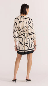 Staple The Label Zenith Mini Dress Abstract