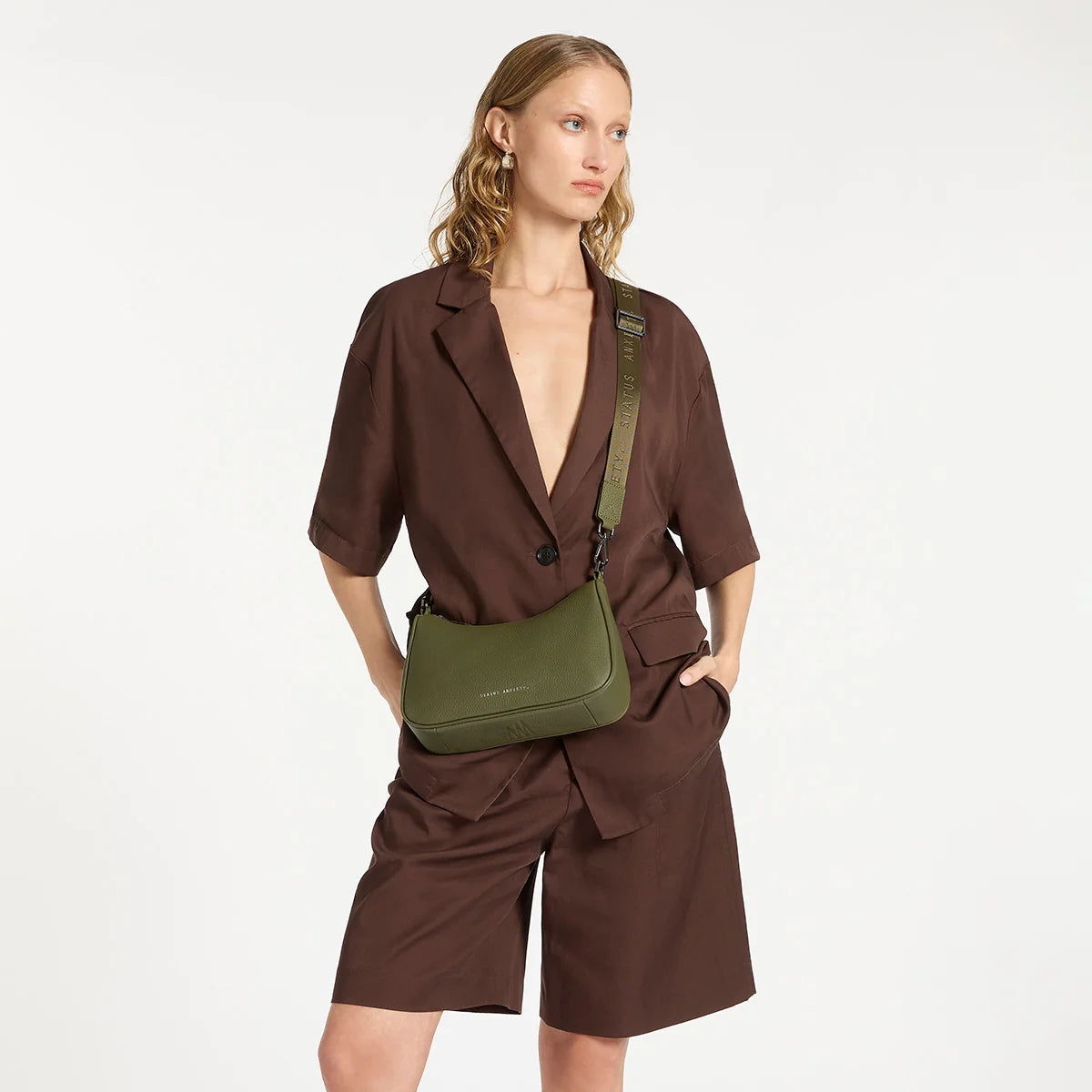 Status Anxiety Look Both Ways Bag Khaki