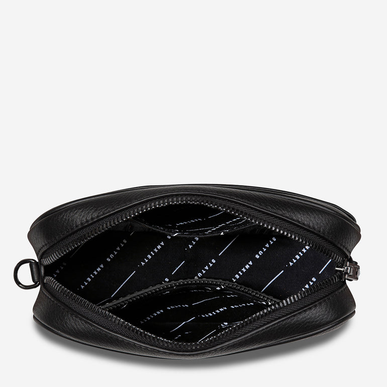 Status Anxiety Plunder Bag With Dual Strap Black