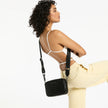 Status Anxiety Plunder Bag With Dual Strap Black Leather