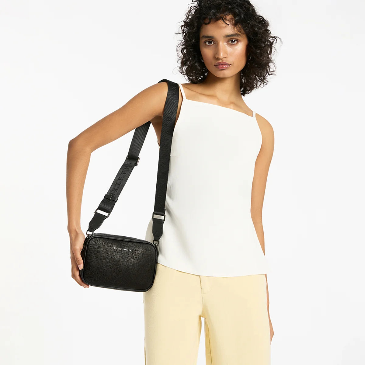 Status Anxiety Plunder Bag With Dual Strap Black