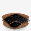 Status Anxiety Plunder Bag With Dual Straps Camel Leather