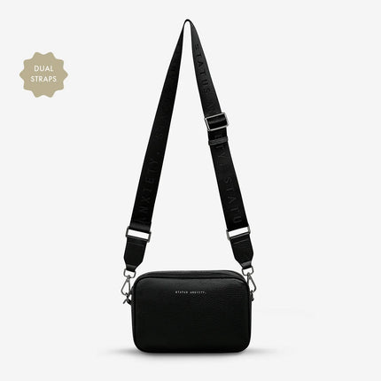 Status Anxiety Plunder Bag With Dual Strap Black