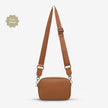 Status Anxiety Plunder Bag With Dual Straps Camel Leather