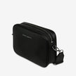 Status Anxiety Plunder Bag With Dual Strap Black Leather