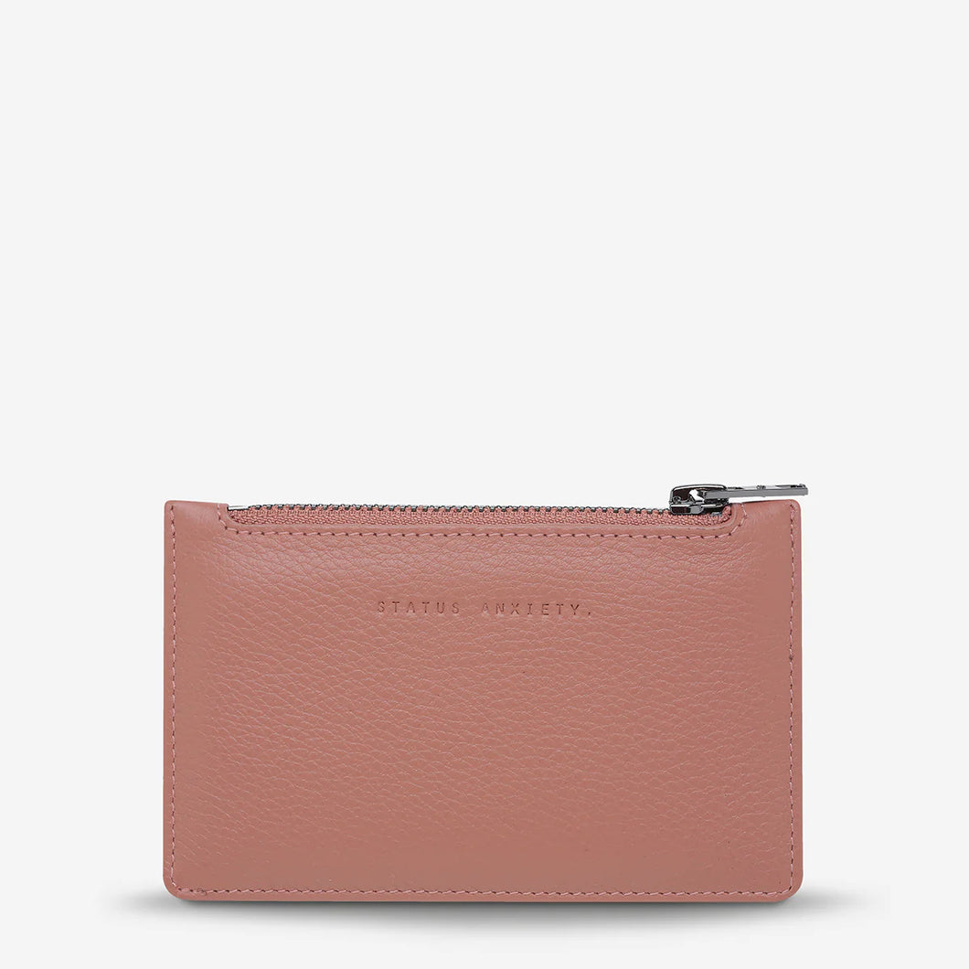 Status Anxiety Avoiding Things Wallet Dusty Rose