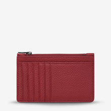 Load image into Gallery viewer, Status Anxiety Avoiding Things Wallet Rouge
