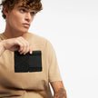 Status Anxiety Flip Wallet Black Leather