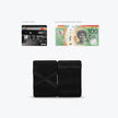 Status Anxiety Flip Wallet Black Leather