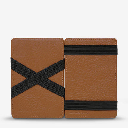 Status Anxiety Flip Wallet Camel Leather