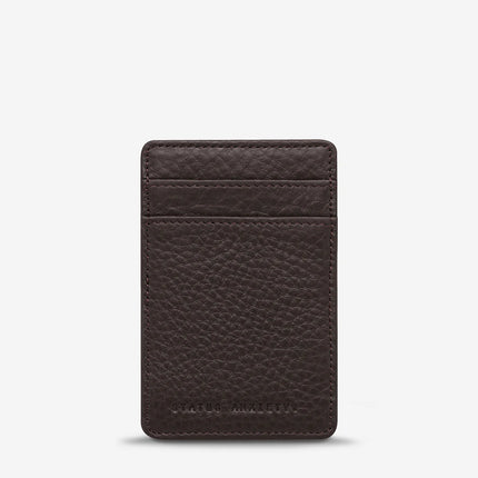 Status Anxiety Flip Wallet Chocolate Leather