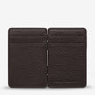 Status Anxiety Flip Wallet Chocolate Leather