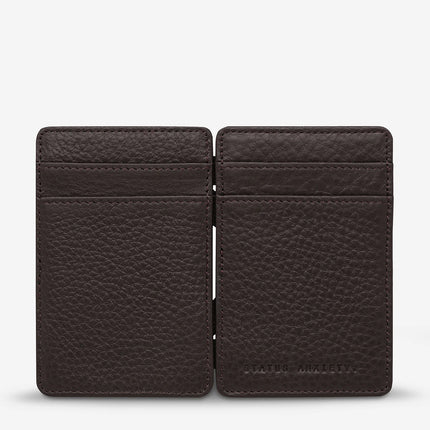 Status Anxiety Flip Wallet Chocolate Leather