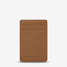 Load image into Gallery viewer, Status Anxiety Flip Wallet Tan Leather
