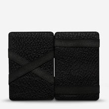 Load image into Gallery viewer, Status Anxiety Flip Wallet Black Leather
