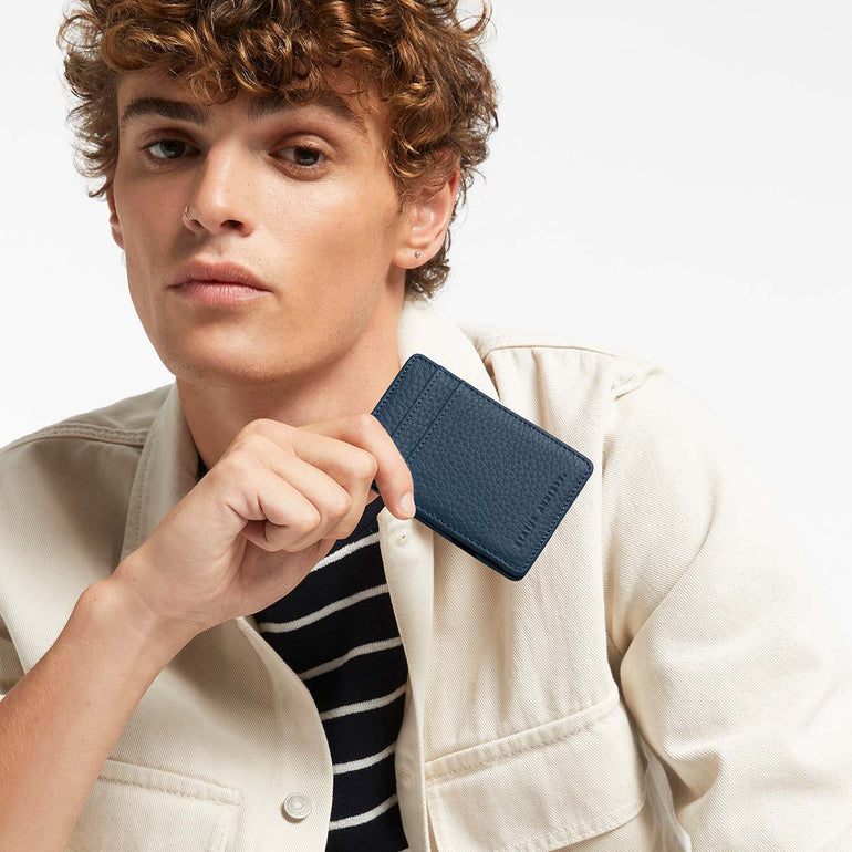 Status Anxiety Flip Wallet Midnight Blue