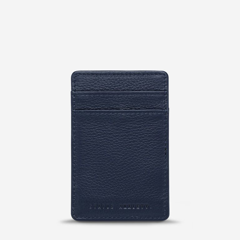 Status Anxiety Flip Wallet Midnight Blue