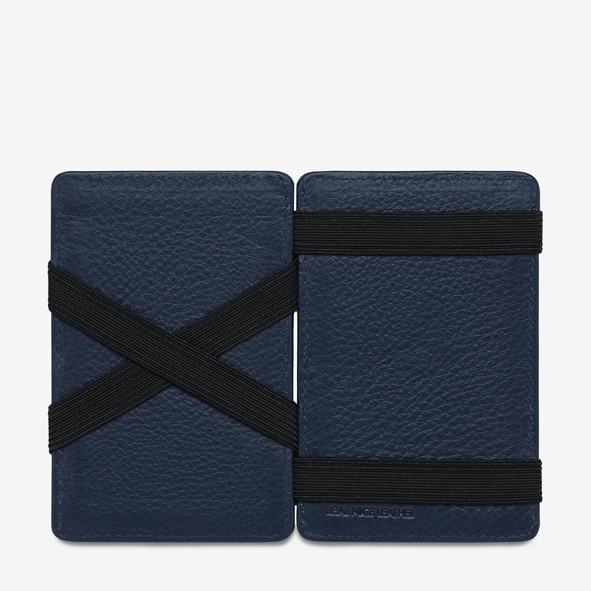 Status Anxiety Flip Wallet Midnight Blue