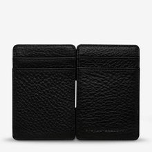 Load image into Gallery viewer, Status Anxiety Flip Wallet Black Leather
