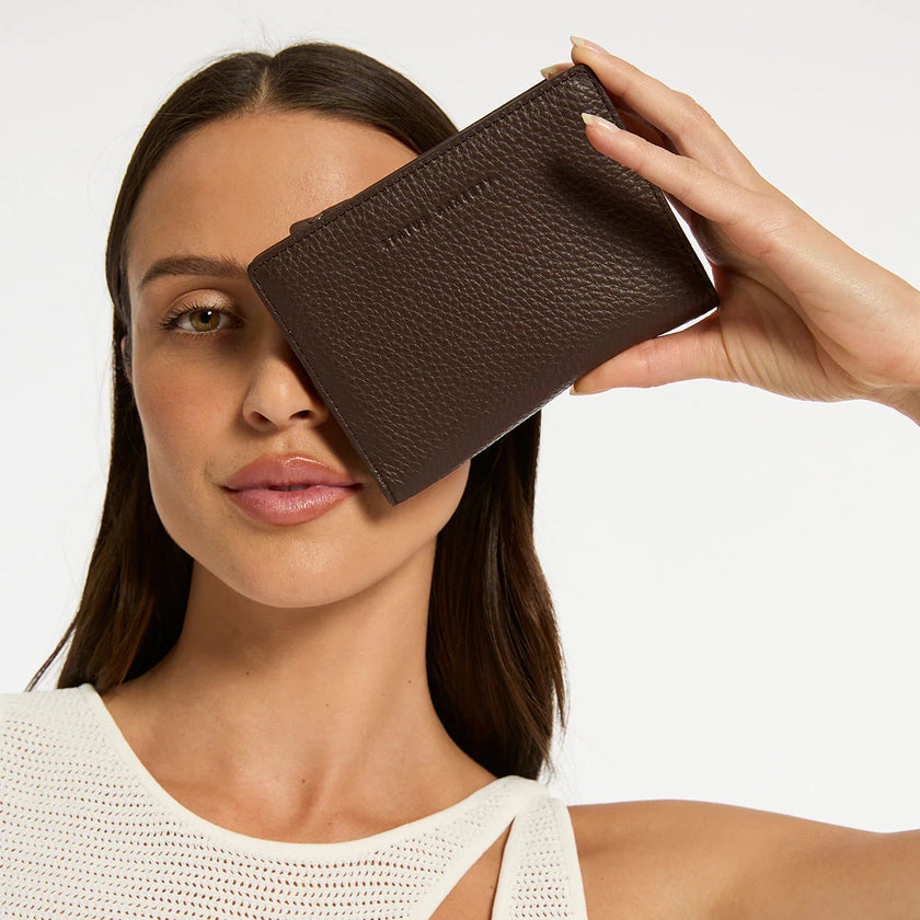Status Anxiety Insurgency Wallet Cocoa Leather
