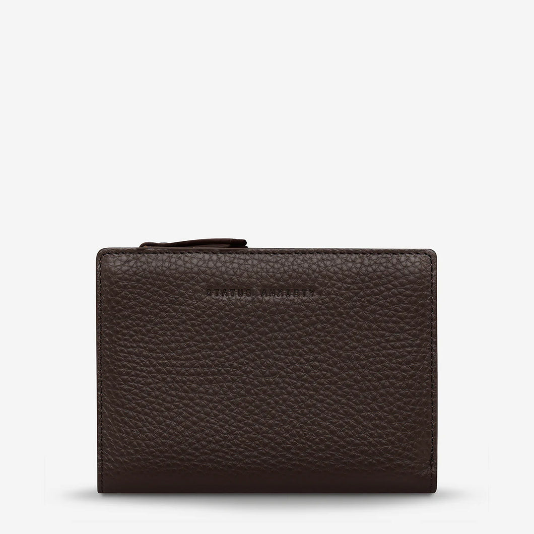 Status Anxiety Insurgency Wallet Cocoa Leather