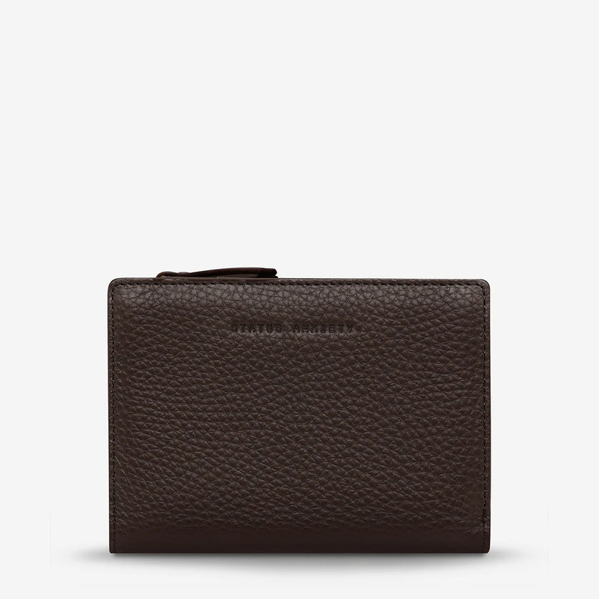 Status Anxiety Insurgency Wallet Cocoa Leather